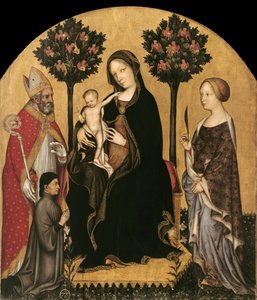 Marie en majesté avec l
